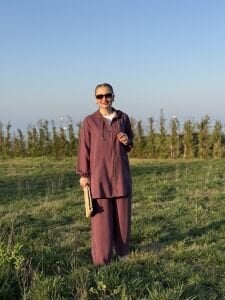 A.akay Fermuarlı Tensel Kupra takım Mürdüm