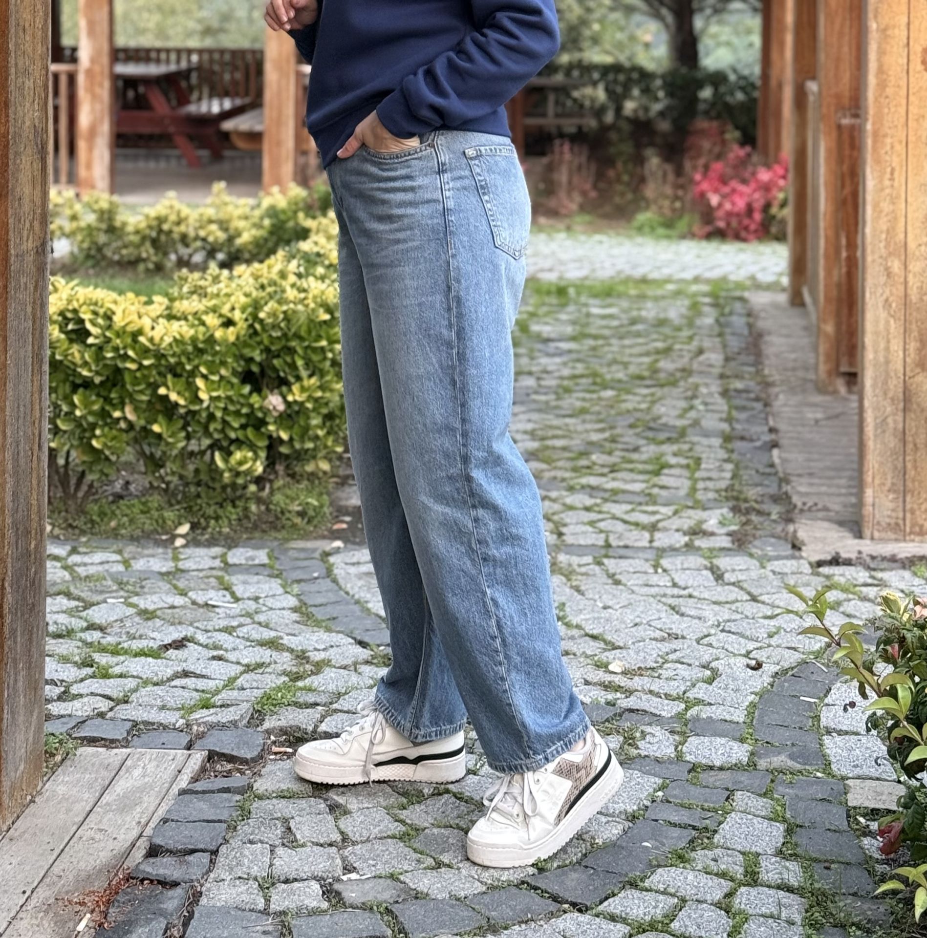 Mavi bony BDG orjinal kot pantolon