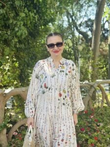 Garden Modal tensel elbise katleya