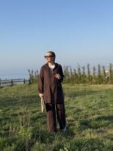 A.akay İpek Kupra takım kahve