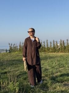 A.akay İpek Kupra takım kahve