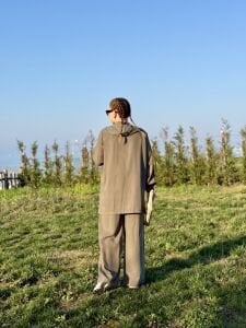 A.akay İpek Kupra takım Mint