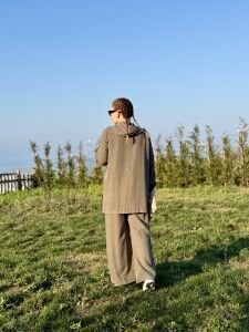 A.akay İpek Kupra takım Mint