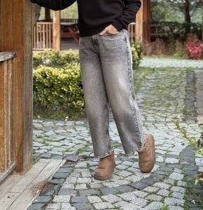 Gri bony BDG orjinal kot pantolon