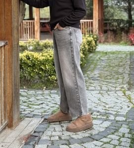 Gri bony BDG orjinal kot pantolon