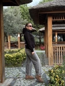 Gri bony BDG orjinal kot pantolon