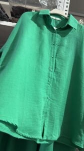 Oversize Müslin Takım benetton yeşili 8282