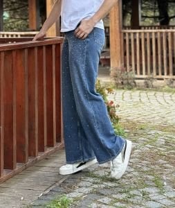 Jack Taş İşlemeli Orjinal  kot pantolon