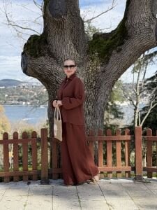 Oversize Müslin Takım Kahve 8282