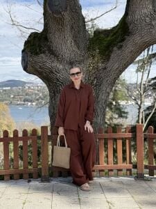 Oversize Müslin Takım Kahve 8282