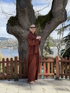 Oversize Müslin Takım Kahve 8282