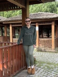 Z.r iki iplik Yıkama Sweat Haki