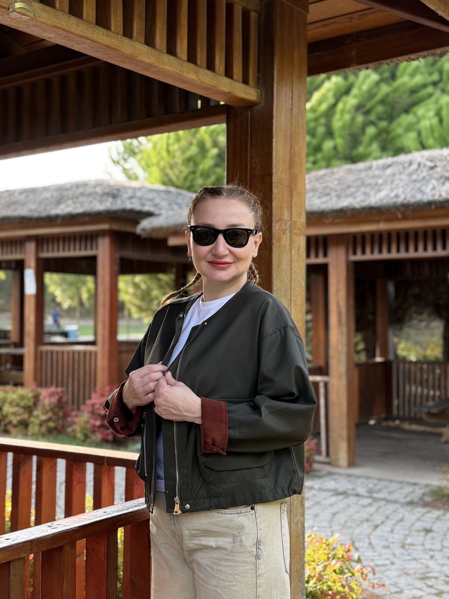 Z.R Haki kol ucu kadife Orijinal Ceket