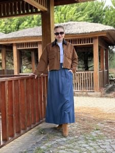 Z.R Orijinal taba Yakalı Ceket