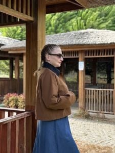 Z.R Orijinal taba Yakalı Ceket