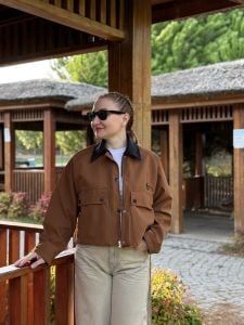 Z.R Orijinal taba Yakalı Ceket