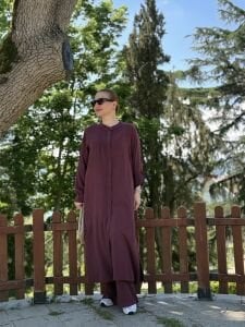 A.akay Premium serisi Tensel takım 6117 Mürdüm