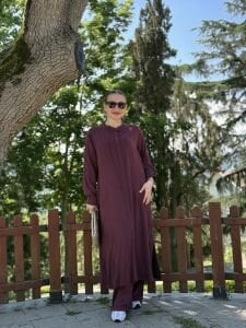 A.akay Premium serisi Tensel takım 6117 Mürdüm