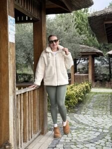 Yumoş polar mont Krem