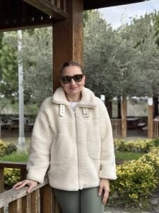 Yumoş polar mont Krem