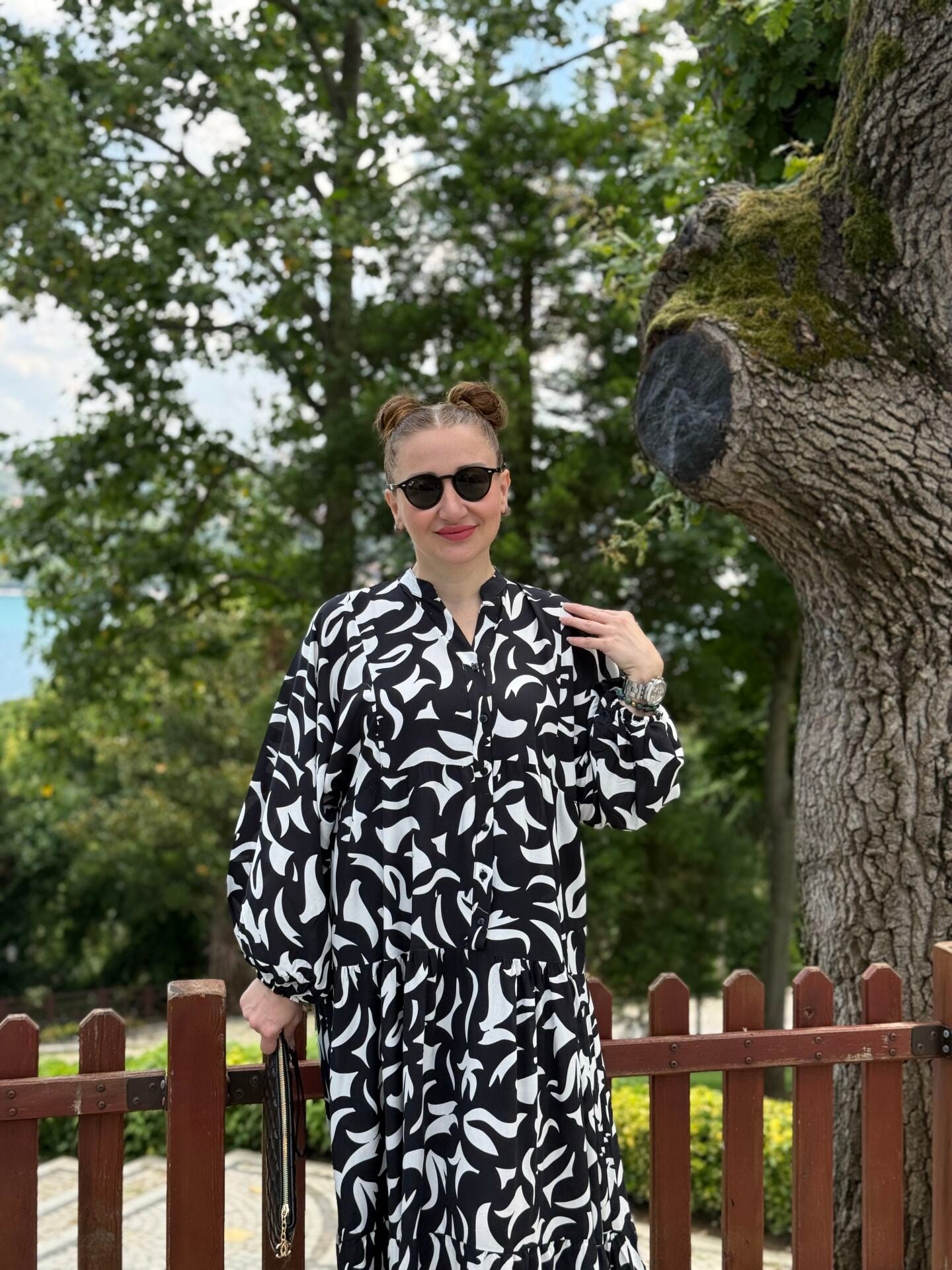 Benja katleya viskon elbise