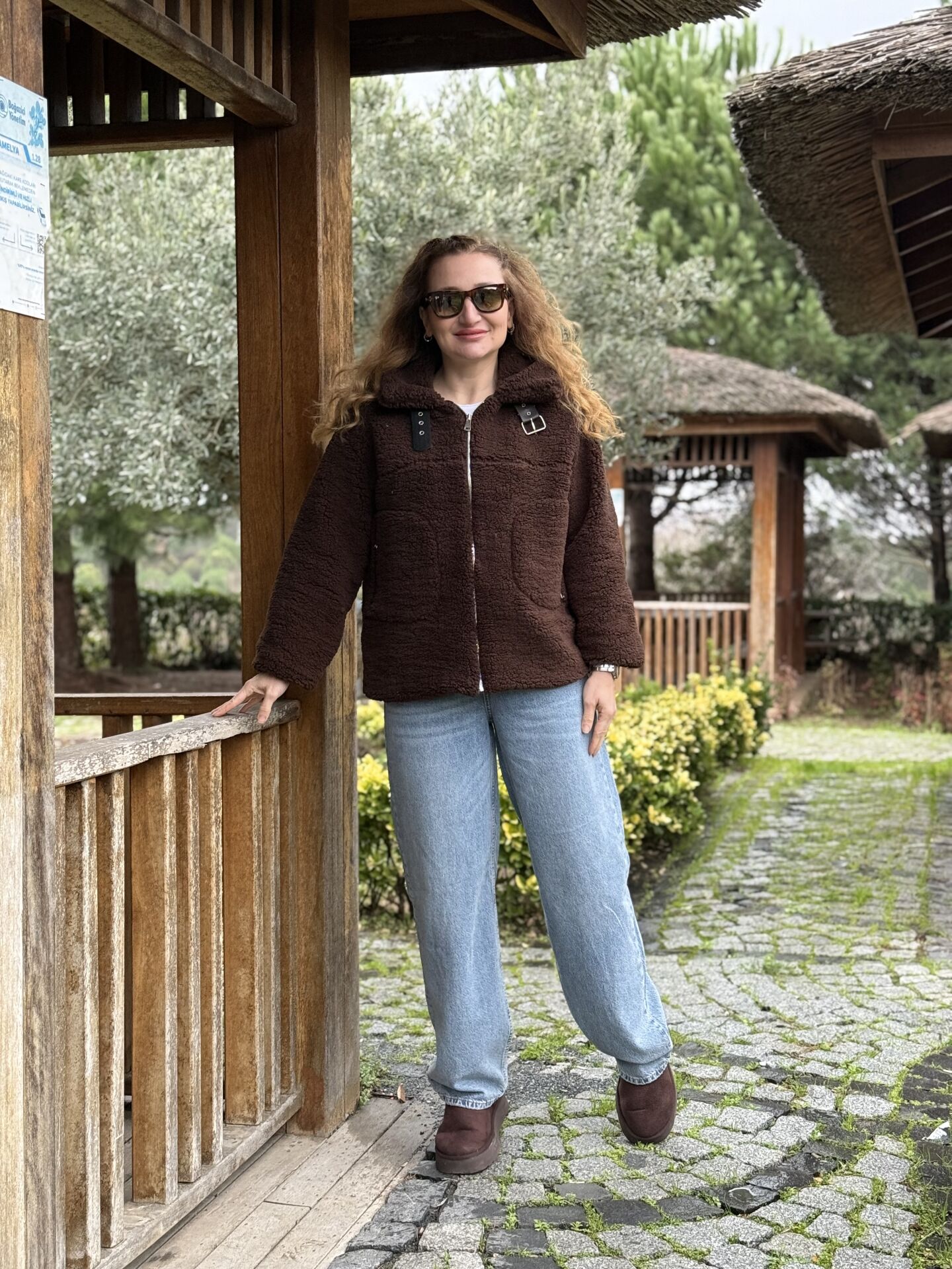 Yumoş polar mont Kahve