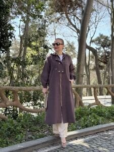 A.akay Kupra Tensel Tasarım çıtçıtlı Kap Kahve