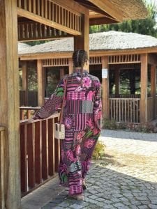 Cunda viskon gömlek elbise pembeli