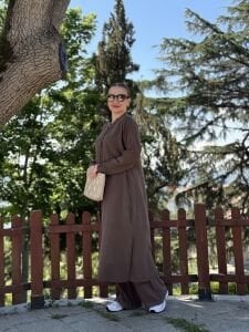 A.akay Premium serisi Tensel takım 6117 Kahve