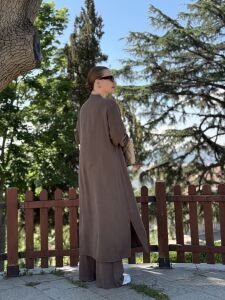 A.akay Premium serisi Tensel takım 6117 Kahve