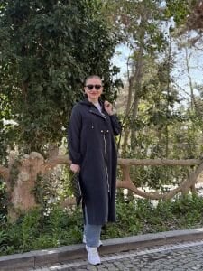 A.akay Kupra Tensel Tasarım çıtçıtlı Kap Siyah