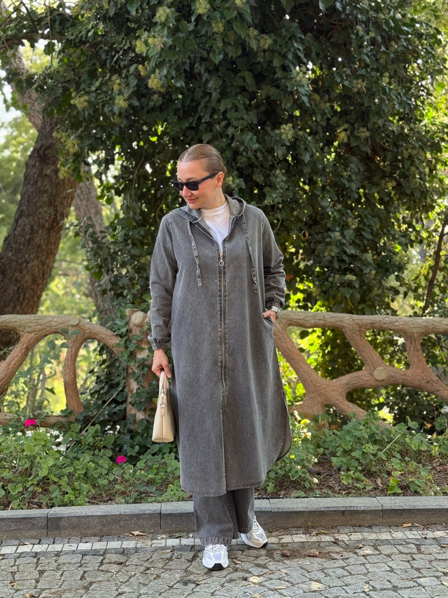 Polo 2286 Maria Kot Takım Gri