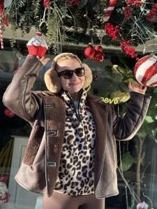 Leopar tasarım polar