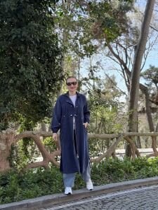 A.akay Kupra Tensel Tasarım çıtçıtlı Kap Laci-indigo