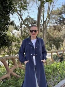 A.akay Kupra Tensel Tasarım çıtçıtlı Kap Laci-indigo