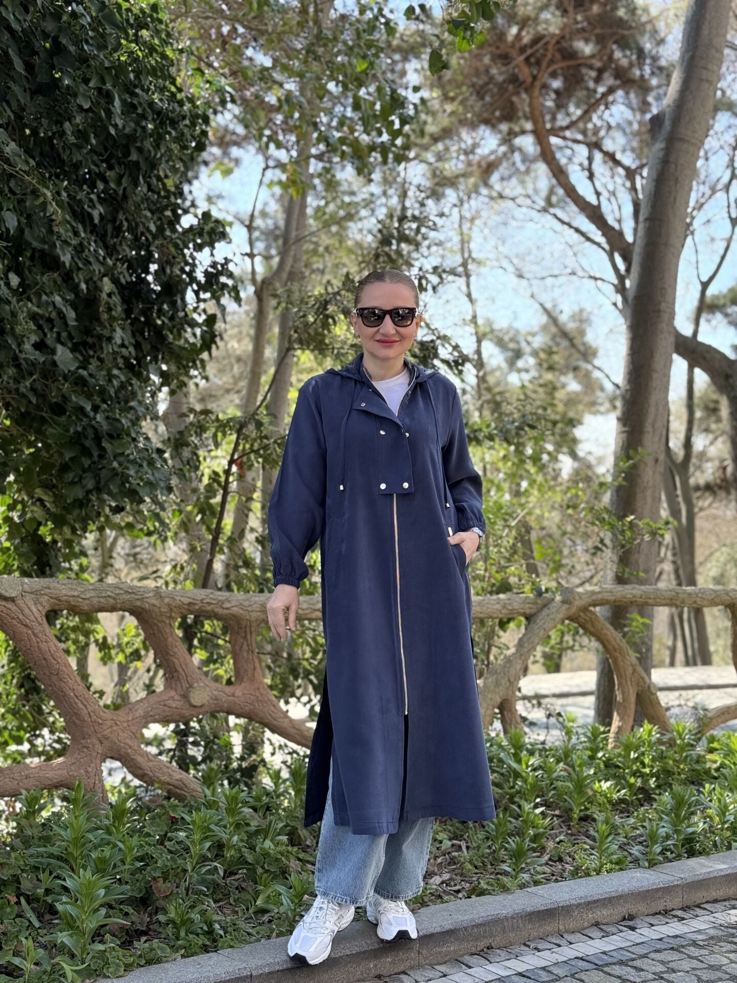 A.akay Kupra Tensel Tasarım çıtçıtlı Kap Laci-indigo