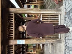 Yanları cepli sandy takım 5015 Kahve