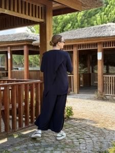 Asimetrik sandy takım 4214 lacivert