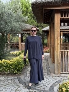 Asimetrik sandy takım 4214 antrasit