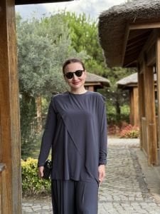 Asimetrik sandy takım 4214 antrasit