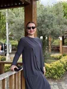 Asimetrik sandy takım 4214 antrasit