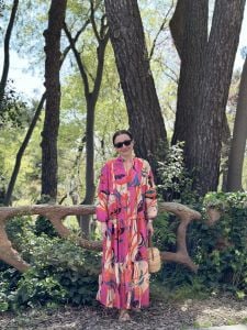 Dora 040 Pamuk Keten Elbise