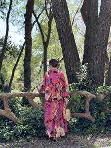 Dora 040 Pamuk Keten Elbise