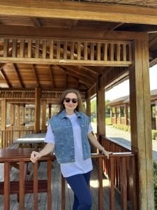 Orjinal marka kol püskül Mavi Kot Yelek