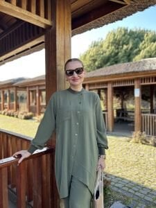 A.akay çapraz Tasarım aerobin Takım haki