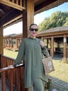 A.akay çapraz Tasarım aerobin Takım haki