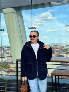 Kapüşonlu ferm. Yumoş polar laci