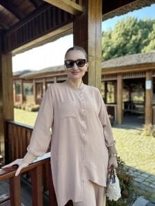 A.akay çapraz Tasarım aerobin Takım krem