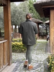 Haki barbour mont içi kürklü