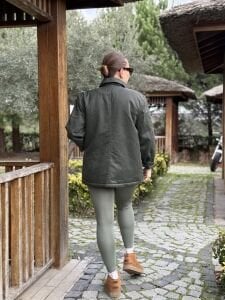 Haki barbour mont içi kürklü